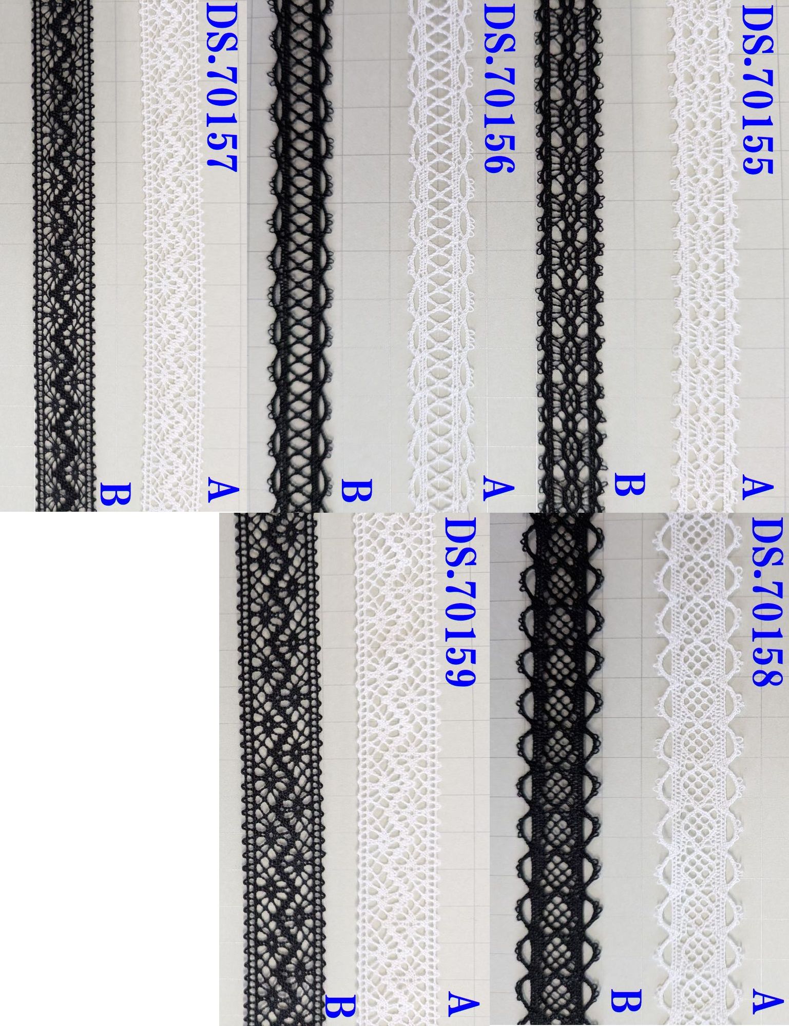 ポリエステルトーションレース 薄手レース 1m単位 白 黒 大定 日本製